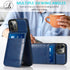 iPhone 13 Pro Wallet Case with Credit Card Holder for Women Men PU Leather Wallet Case for iPhone 13 Pro Case 6.1 inch (Blue)...