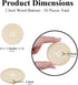 Mandala Crafts Giant Wooden Buttons for Sewing - 20 Assorted 2 Inches Clear Coated Natural Wood Sewing Buttons in Bulk for Crafts, Decorative Proj...