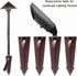 Ground Stake Spike for Outdoor Landscape Spot Pathway Solar Flood Light Replacement Light Stake Spike Part Holder,1/2" NPT Thread Compatible with ...