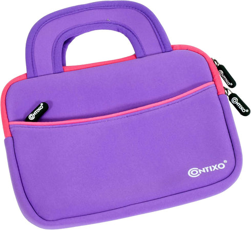 Contixo 10" Protective Sleeve Bag - Compatible with K102 & K103 Kids Tablets, Shockproof & Water-Resistant Carrying Case (Purple)...