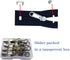 Meikeer 12-Piece #5 Universal Zipper Slider Replacement Kit - Includes Sliders for Easy Repair of Metal, Plastic, and Nylon Coil Luggage, Bags, an...