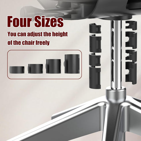 Office Chair Lifting Rod Fixing Pipe Clamp Connect the clamp to the large office chair cylinder piston to prevent the seat from sinking, with a va...