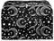 Moon Star Toaster Cover 4 Slice Black for Kitchen Moon and Star Print Toaster Dust Cover, Washable & Waterproof for Kitchen Universal Size Microwa...