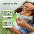 Femometer Thermometer for Adults and Kids, Digital Thermometer with Fever Alert, Memory Recall, C/F Switchable, for Oral, Rectal or Under Arm Use,...