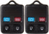SCITOO Key Fob Keyless Entry Remote Shell Case & Pad 2X4 Button fit for Ford for Mercury for Mazda for Lincoln 98-16 CWTWB1U331-9...