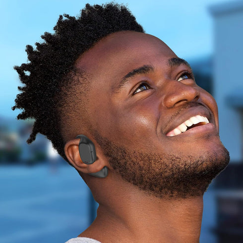 Open Ear Headphones VG332 Version 2024, Air Conduction Headphones Bluetooth 5.3 Earbuds, 16 Hours Playtime Dual 16.2mm Dynamic Drivers...