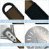 Perforated Pizza Peel Round 8 Inch Samll Aluminum Pizza Turning Peel Paddle with Metal Handle for Pizza Making Oven Accessories...