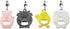 Outset 76220 Tablecloth Weights with Bottle Opener, Barnyard Animals, Set of 4, 2 x 3.75 x 0.25 inches...