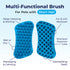 Furbliss Dog Brush for Small Dogs, Cats and Pets with Short Hair, Grooming Bathing Massaging Deshedding Multi-Functional Wet or Dry Silicone Brush...