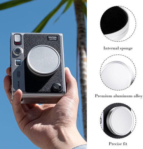 Rieibi Lens Cap & Screen Protector for Fujifilm Instax Mini EVO, Accessories for Fuji Instax Mini Evo Lens Cover with Anti-Loss String & LCD Scree...