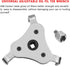 Adjustable Oil Filter Wrench Remover Use From 2-1/2 inch to 4.5 inch Oil Filter Wrench Remover Tool Set 3 Jaw - Silver...