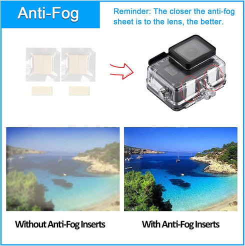 for Gopro Hero 8 Black Accessories Waterproof Protection Housing Case Diving 60M Protective for Gopro Hero 8 Sports Camera, IP68...
