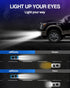 Marsauto H10 9145 LED Fog Light Bulb 9140 LED Fog Lamps Super Bright CSP Chips 6000K Cool White Play and Plug, 360-degree Illumination, Non-polari...