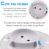 Baby Silicone Plate, Toddler Suction Plates Mini Plate Placemat for Kids and Infants Self Feeding, BPA Free, Microwave & Dishwasher Safe (Gray)...