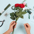 Floral Arrangement Kit with Green Floral Tape and Wire,26 Gauge Floral Stem Wire,22 Gauge Floral Wire,Boutonniere Pin for Bouquet Stem Wrap Floris...