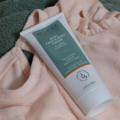 Moraz Baby Face and Body Cream - Baby Skin Care Solution Enriched with Jojoba Oil - Baby Cream to Soothe Irritation and Prevent Dry Skin - 3.4 oz...