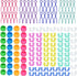 142 Pcs Bobbin Clamps Holders Thread Buddies, Bobbin Holder Clips Color Thread Clips Holder Silicone Spool Huggers Thread Holders for Embroidery Q...