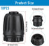 1/2 Inch Irrigation Tubing End Cap for 0.52" ID x 0.65" OD Drip Irrigation Tubing, 10 Pack 16mm Drip Irrigation System Parts 1/2 inch Irrigation F...