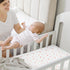 Pack and Play Sheets Fitted, 2-Pack Mini Crib Sheets - Pack N Play Sheets, Organic Fitted Crib Sheet for Pack and Play Mattress, Playard Baby Crib...