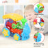 Baby Musical Toys Crawling Train: Tummy Time Interactive Learning Development Crawl Toy with LED Light Up for Boys Girls Automatically Avoid Obsta...