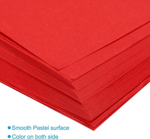 MECCANIXITY 100 Sheets Origami Paper Double Sided 8x8 Inch(20x20cm) Square Sheet for Art Craft Project, Beginners, Gifts Decor, Bright Red...