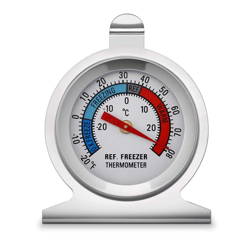 KT THERMO Dial Refrigerator Thermometer with Instant Read,2-Inch Stainless Steel Freezer Thermometer …......