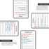 Magnetic Dry Erase List Board Set for Fridge, Dry Erase to Do List & Grocery List Refrigerator Whiteboard - Set of 4, 3 Markers + Eraser...
