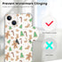 Christmas Clear Phone Case for iPhone 13 Mini,Christmas Gingerbread Man Pattern Case Cover Soft TPU Protective Slim Shockproof Cover Boys Girls Ph...