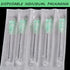 100 Pack 21Ga 1 Inch Stainless Steel Dispensing Lab Tools Accessories for Scientific Labs, Measuring and Refilling, Individually Wrapped...