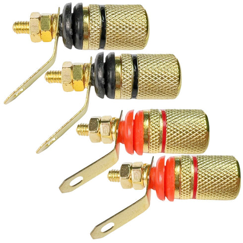CESS Amplifier Terminal Connector Binding Post Banana Plug Jack Socket (4 Pack)...