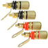 CESS Amplifier Terminal Connector Binding Post Banana Plug Jack Socket (4 Pack)...