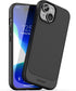 ENCASED Privacy Case Designed for iPhone 15 (2023) Flexible Slim-fit Grip Cover with Anti-Spy Screen Protector, 9H Tempered Glass (Black)...