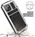 for iPhone 15 Plus Case 360 Full Body Heavy Duty Protection Rugged Aluminium Stan Military Grade Metal Rubber with [Built in Screen Camera Lens Pr...
