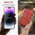 2 Pack Gradient for iPhone 15 Plus/14 Pro Max Privacy Screen Protector (NOT Glass) for iPhone 14 ProMax Anti-Blue Light, Anti-Fingerprint Soft Fil...