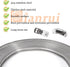 DIY Hose Clamps 12FT 304 Stainless Steel Metal Strap + 8PCS Stronger Fasteners Assortment Kit Large Adjustable Pipe Clamps Band Clamp for Pipe Aut...