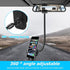 Car Rear View Mirror Phone Holder, 360° Rotatable Car Phone Holder Mount with Anti-Shake Design, Multifuctional Rearview Clip Mobile Mount Holder ...