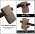 Gentlestache Leather Cell Phone Holster with Belt Clip, Flip Case for iPhone 14 13 Pro Max, Holder S22 Plus, Universal Pouch Large Phone,Darkbrown...