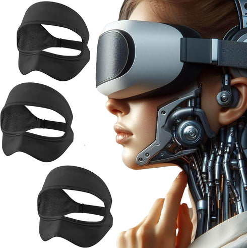 VR Mask Cover, Eye Face Cover Breathable Sweat Band for Meta/Oculus Quest 3 Quest2, Vision Pro Headset, Quest Pro, PSVR2 and Virtual Reality Game....