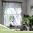 Green Sheer Curtains 108 Inches Long for Living Room, Vine Leaf Patterned Curtains 2 Panels Green Bedroom Curtain Sheers Voile Transparent Window ...