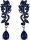 EVER FAITH Women's Austrian Crystal Bridal Chandelier Teardrop Dangle Earrings...