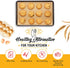 Quarter Sheet Pans 8x12 Inch Pack of 120 Parchment Paper Baking Sheets by Baker’s Signature | Precut Silicone Coated & Unbleached – Will Not Curl ...