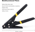 Cable Tie Tool,Knoweasy Zip Tie Tool and Tensioning and Cutting Tool for Plastic or Nylon Cable Tie...