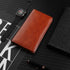 Leather Checkbook Cover for Men Women RFID Blocking by GNEGNI...