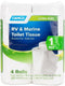 Camco Marine & RV Toilet Paper - 4-Rolls - 1-Ply Quick Dissolve RV & Marine Septic Safe Bath Tissue - Dye & Fragrance Free - 280 Sheets Per Roll (...