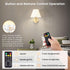 SCOPOW 2Packs E26 Rechargeable Light Bulbs with Remote Control Timer and 3 Color Temperature 350LM Magnetically Battery Operated Light Bulbs Dimme...