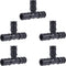 SharkBite 1/2 Inch Poly Expansion Tee for PEX-A Pipe, Pack of 5, Plastic Plumbing Fittings, Tee Coupling for PEX-A Tubing, UA362A5...