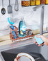 Consumest Sponge Holder for Kitchen Sink - Sink Caddy Kitchen Sink Organizer with Removable Drip Tray for Countertop Dish Soap Dispenser Brush Sto...