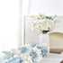 Silk Hydrangea Heads with Stems Artificial Flowers Heads for Home Wedding Decor(Off White 20PCS)...