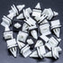 Rexka 20pcs Rocker Panel Moulding Clip for Honda Acura 91513-SM4-000 Accord, Civic, Civic Del Sol, Cr-v, Element, Odyssey, Pilot, Prelude, CL, Int...