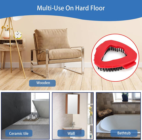 Spin Mop Replace Head Base Scrub Brush Mop Head Replacement for O Ceda EasyWring 1 Tank System, Shower Floor Scrubber, Hard Bristle Cleaning Brush...